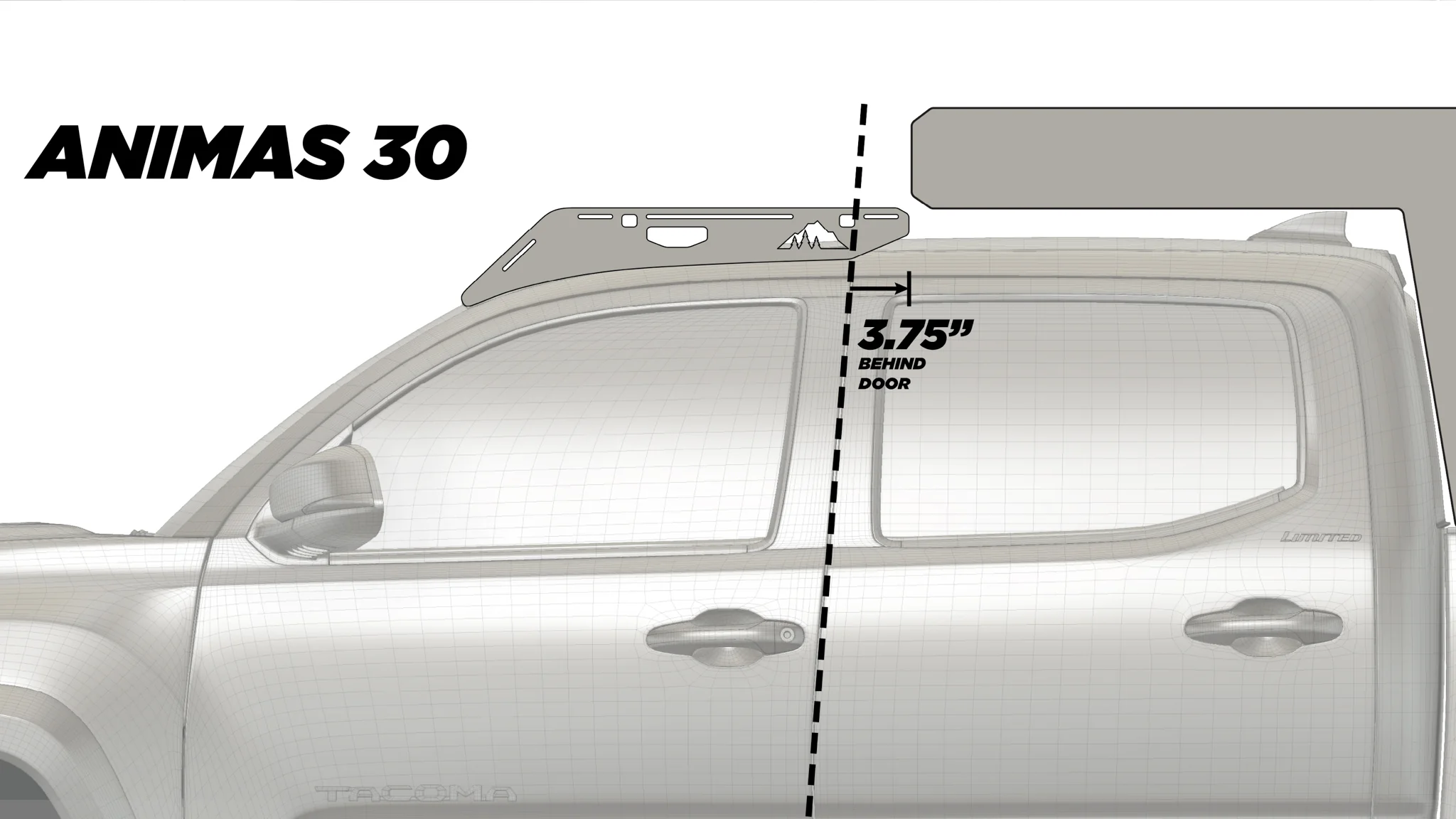 The Animas (2005-2023 Tacoma Camper Roof Rack) - Image 11
