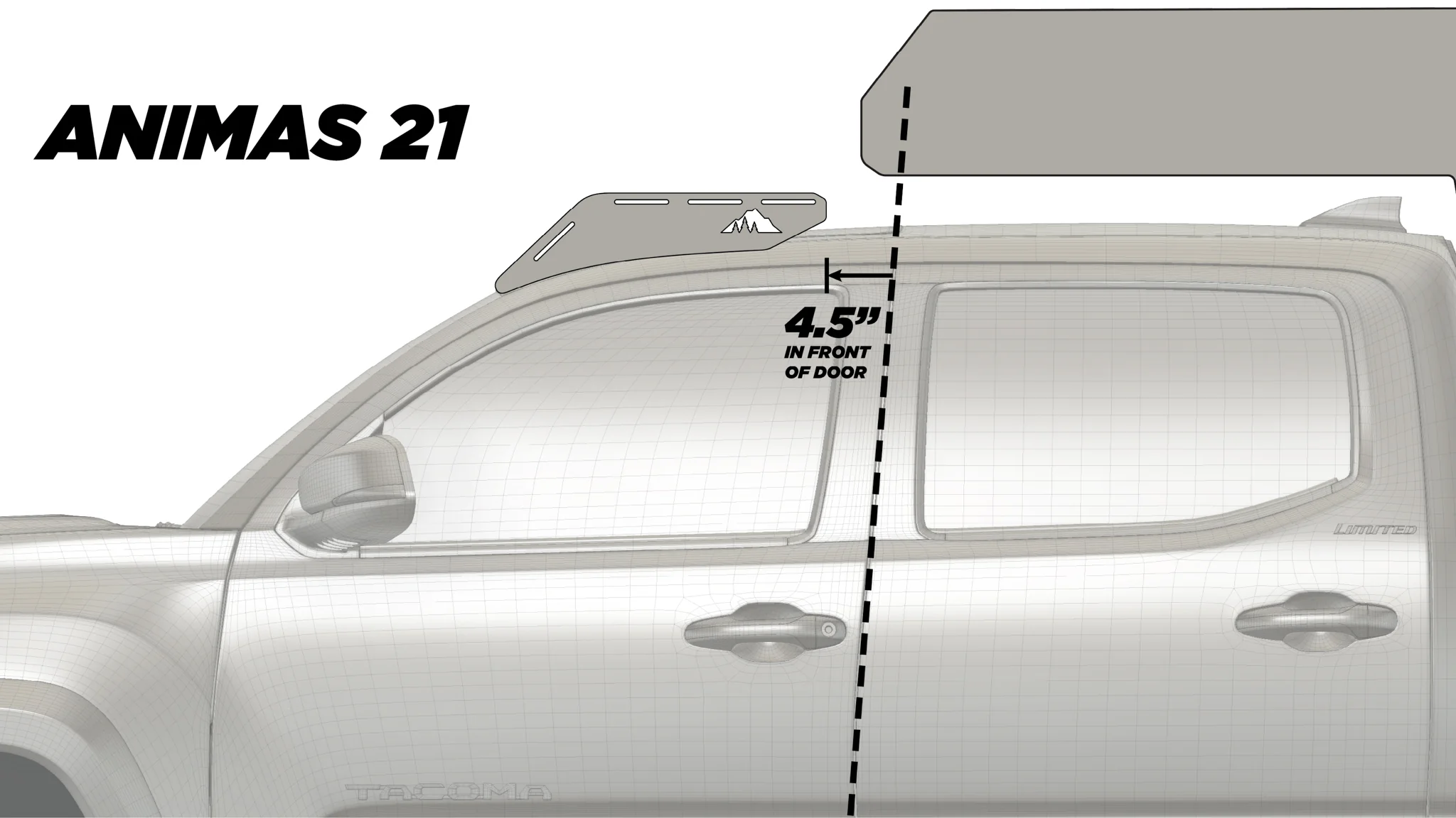 The Animas (2005-2023 Tacoma Camper Roof Rack) - Image 12