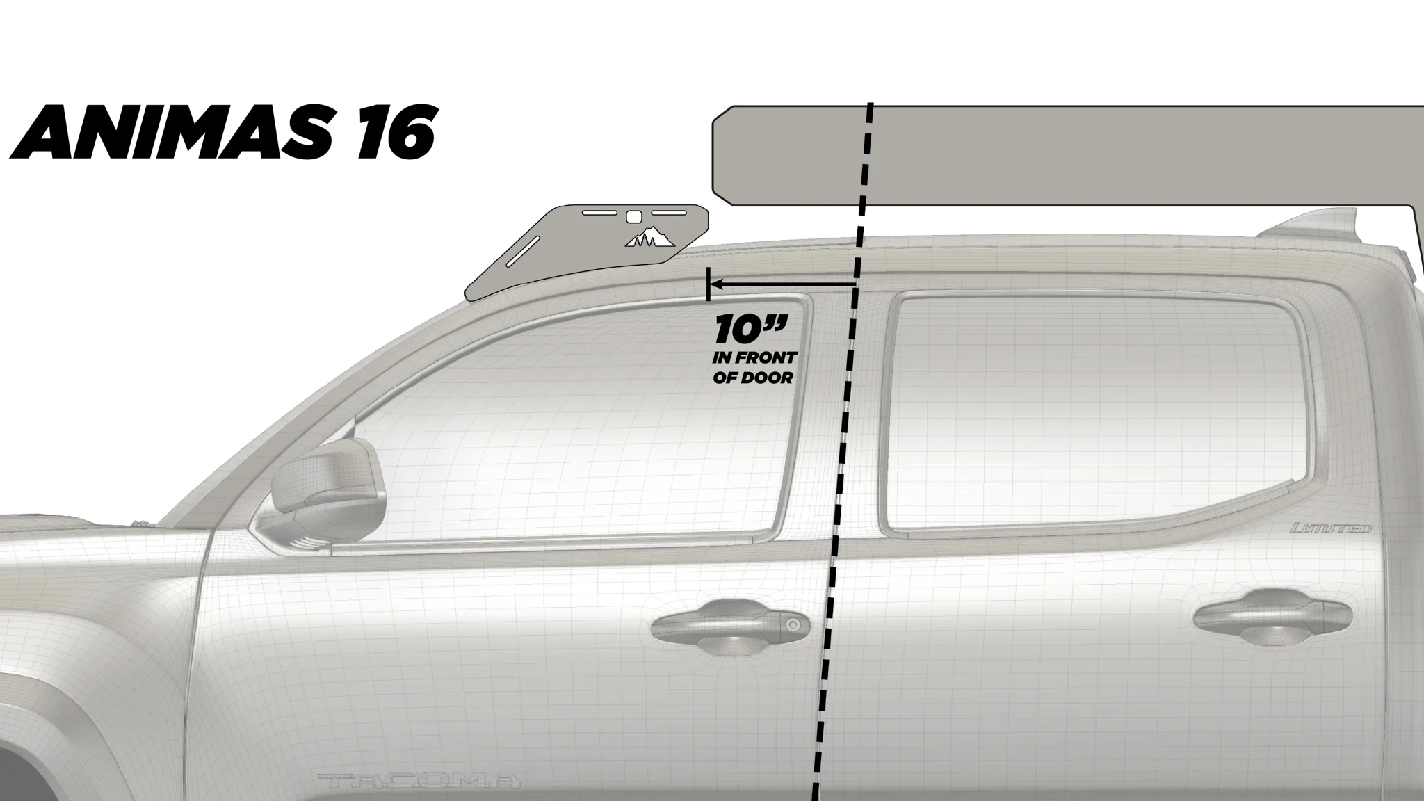 The Animas (2005-2023 Tacoma Camper Roof Rack) - Image 14
