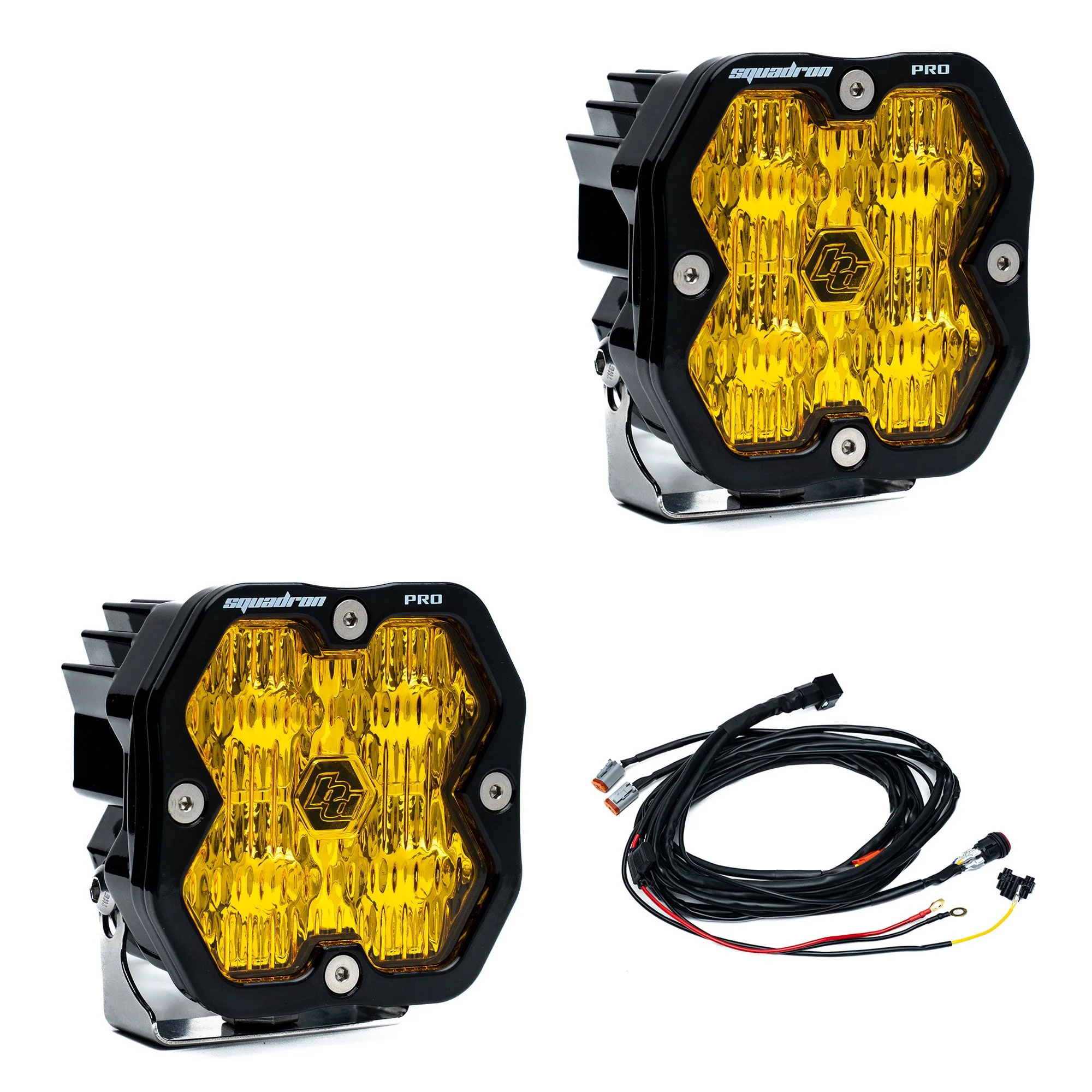 Baja Designs Squadron 2.0 Square LED Pods (Pair w/ Harness) - Image 9