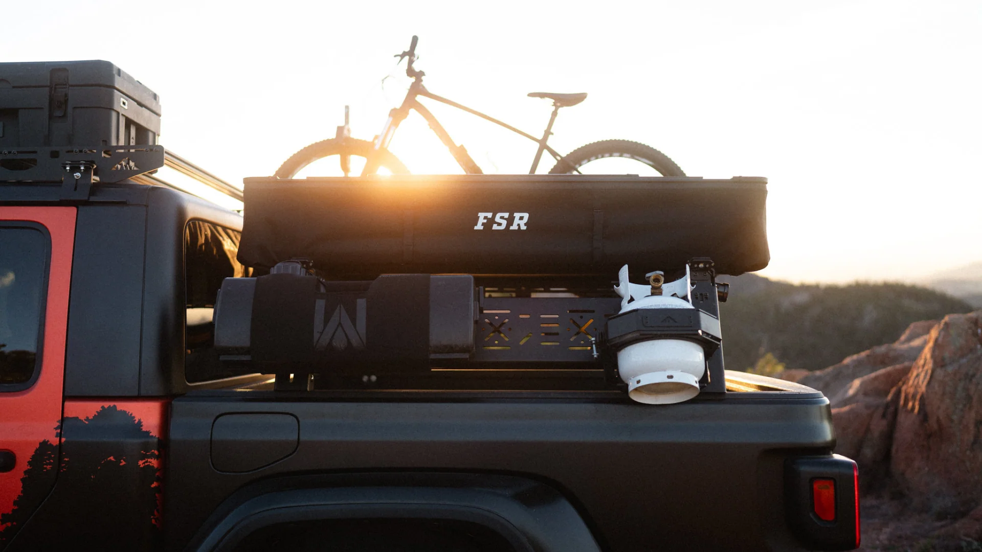 Jeep Gladiator Mid Height PAK System Bed Rack - Image 5